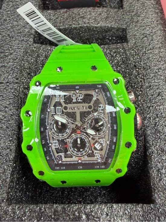 Invicta Other - Invicta Neon Green Chronograph Watch with Black Dial